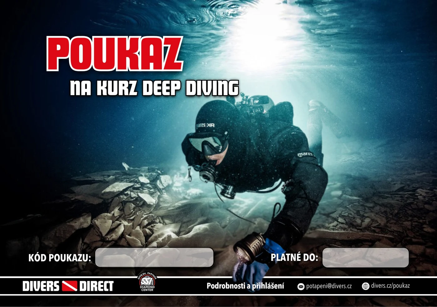 Dárkový poukaz SSI Deep Diving
