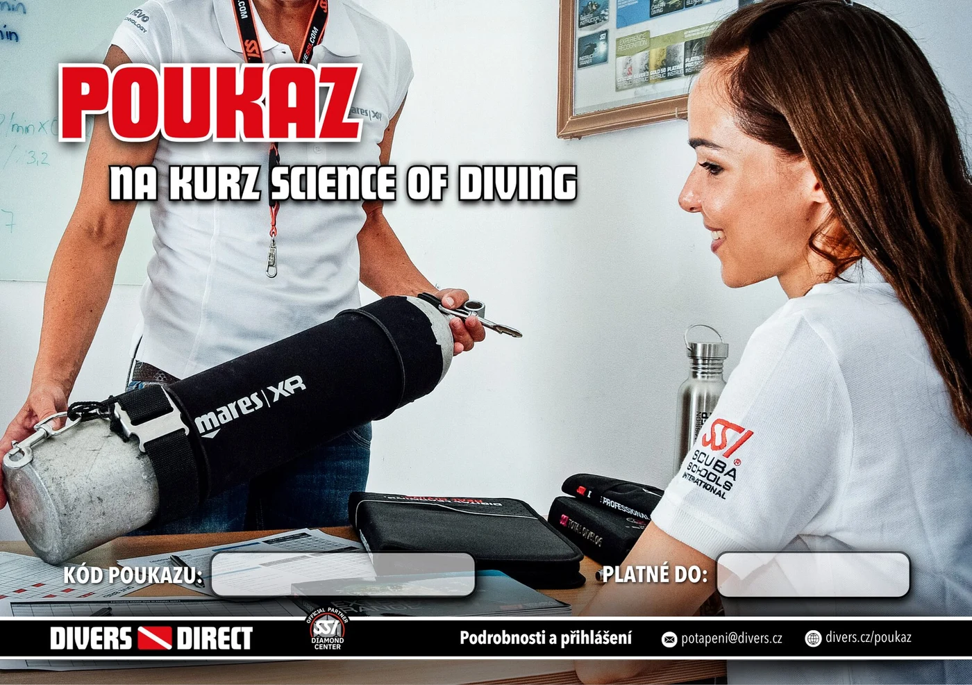SSI Science of Diving gift voucher