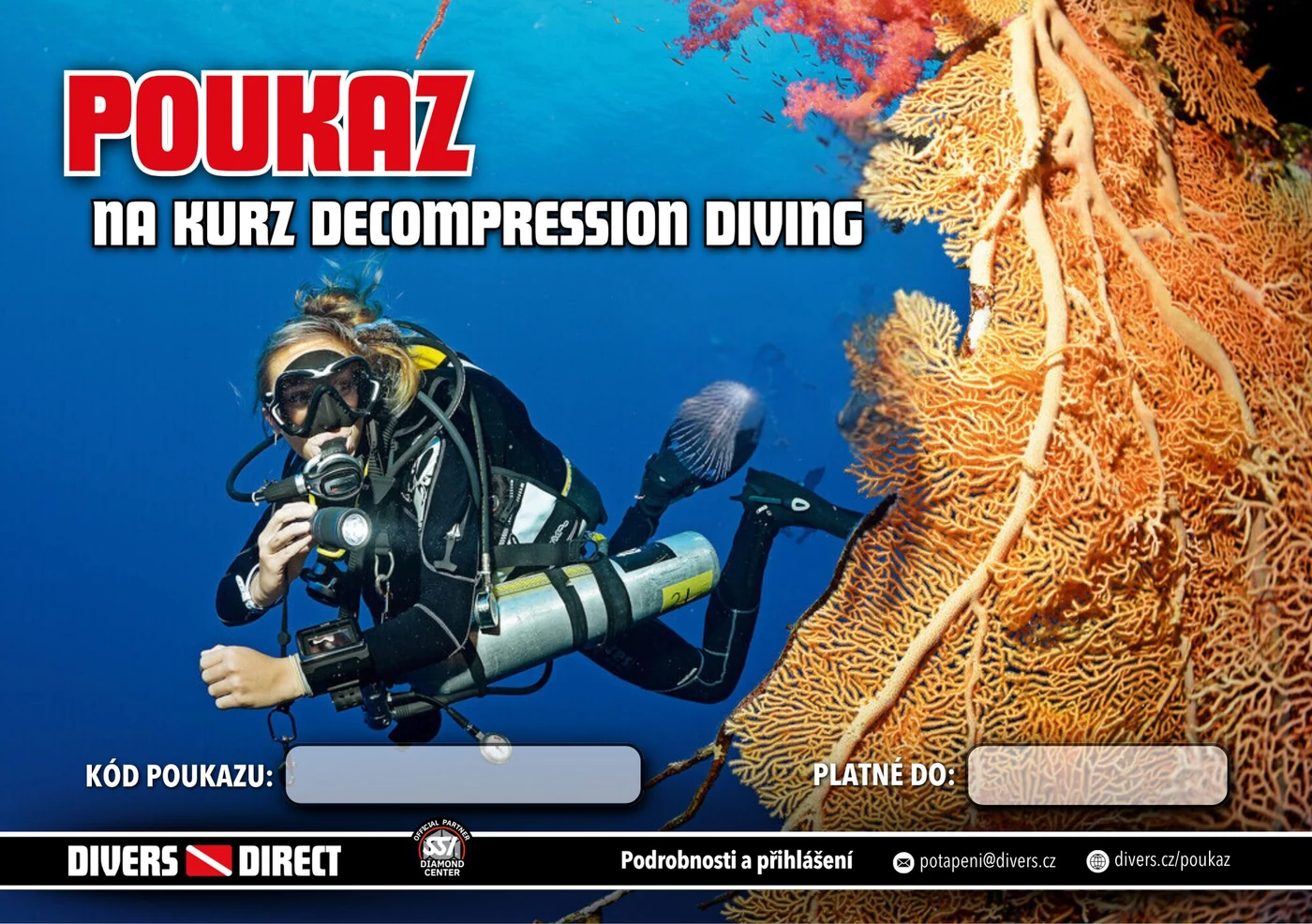 Dárkový poukaz SSI Decompression Diving