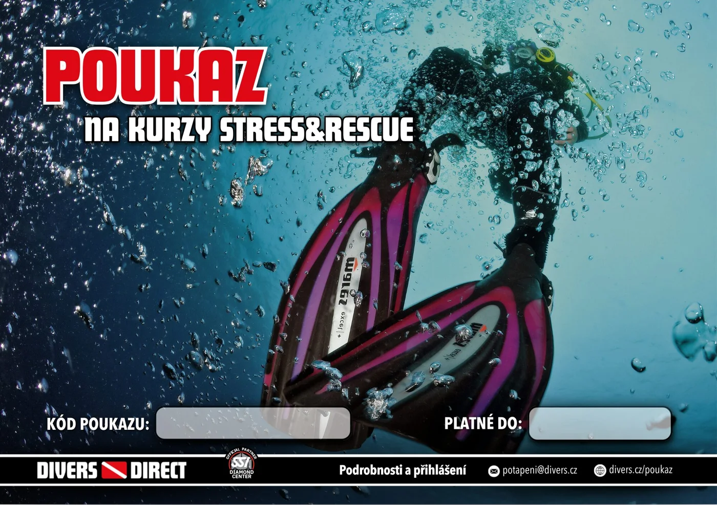 Dárkový poukaz SSI Diver Stress & Rescue