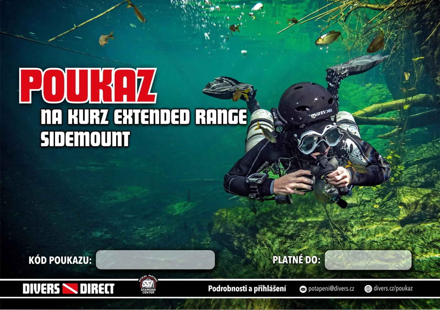 Dárkový poukaz SSI Extended Range Sidemount