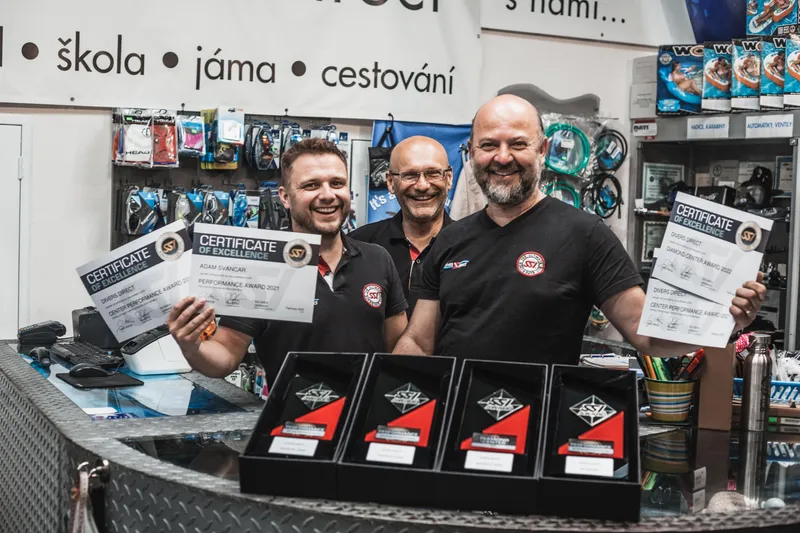 Awards and certificates at Divers