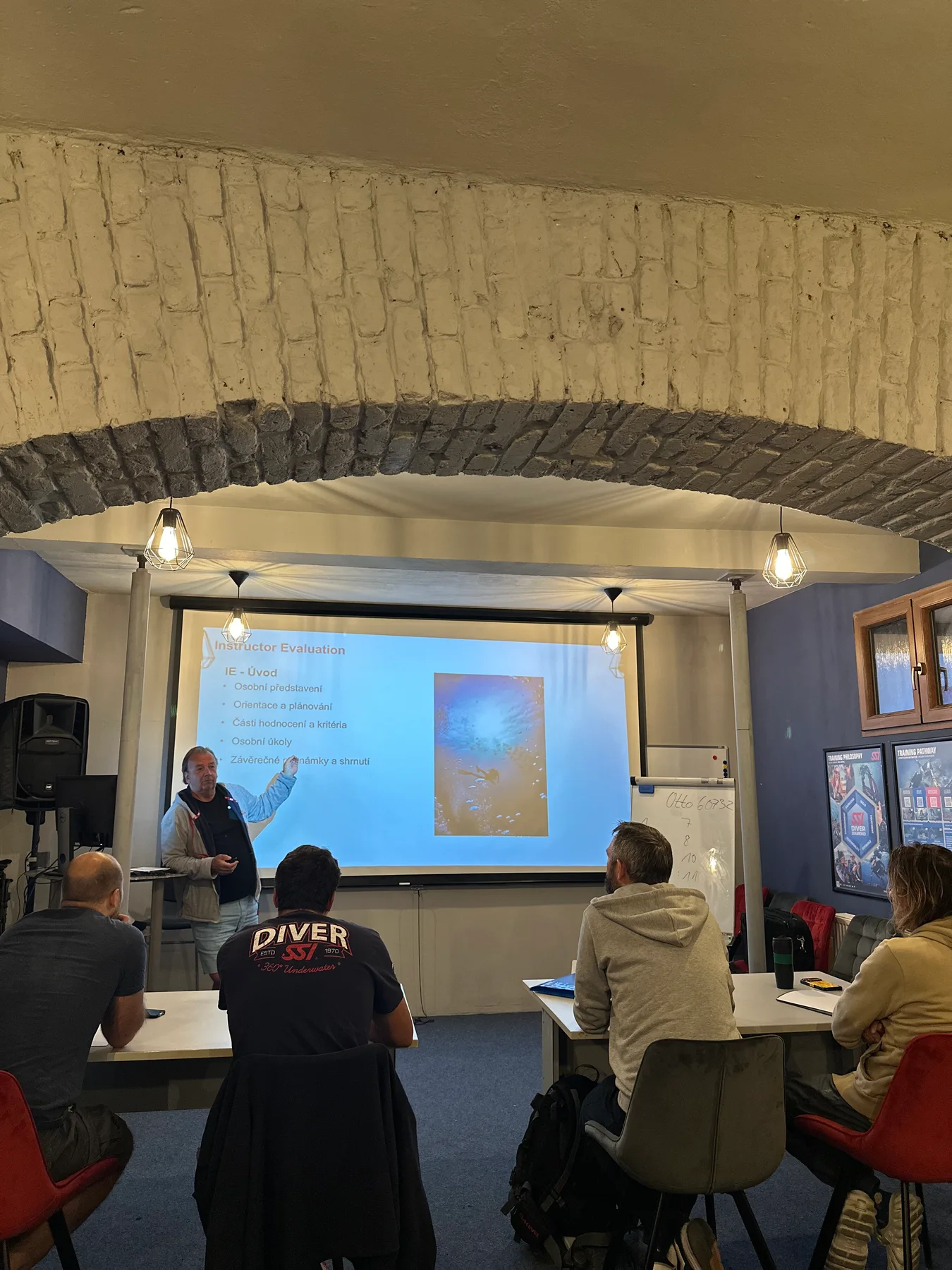 Lecture with a screening