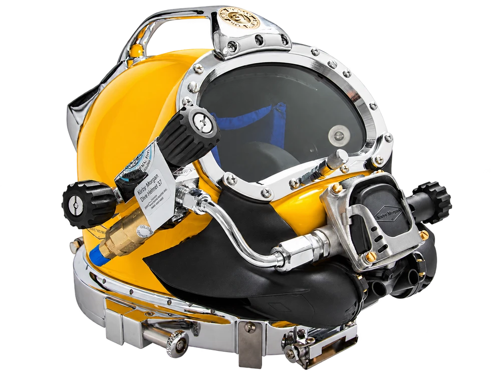 Kirby Morgan professional diving helmet