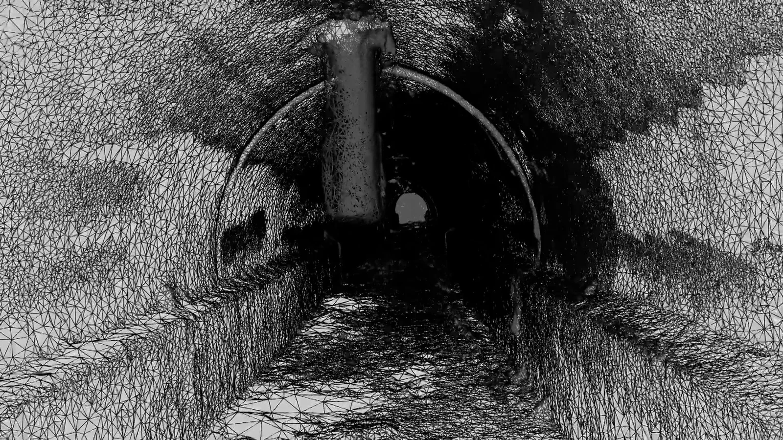 Tunnel polygon mesh