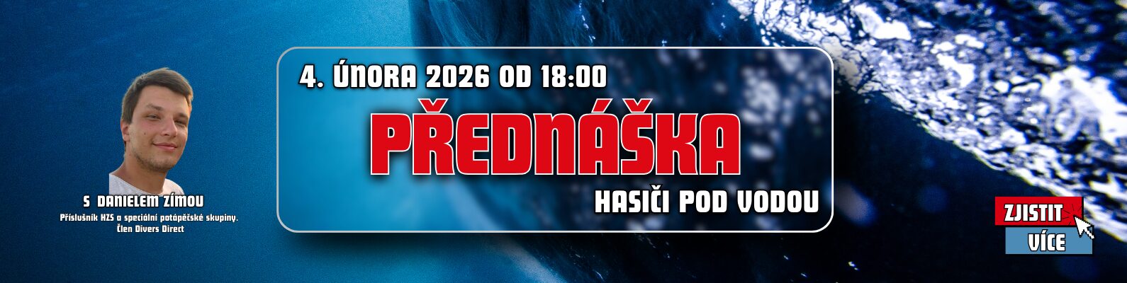 Zíma 2026 Dan Zíma a jeho přednáška o hasičích